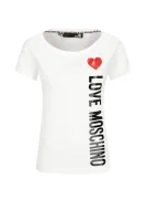 T-shirt | Regular Fit Love Moschino bijela