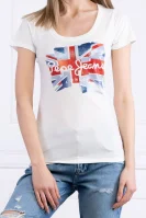 T-shirt BLAZE | Slim Fit Pepe Jeans London bijela