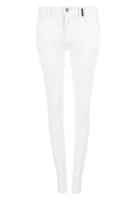 Jeansy Skinny | Slim Fit Versace Jeans bijela