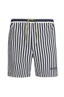 Kratke hlače za kupanje Bannerfish | Regular Fit BOSS BLACK bijela