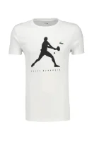 T-shirt Novak Djokovic | Regular Fit Lacoste bijela