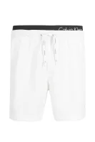 Kratke hlače za kupanje MEDIUM DOUBLE WB | Regular Fit Calvin Klein Swimwear bijela