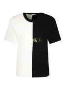 T-shirt | Loose fit CALVIN KLEIN JEANS bijela