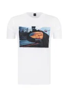 T-shirt Troupe 3 | Regular Fit BOSS ORANGE bijela