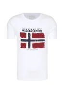 T-shirt SADRIN | Regular Fit Napapijri bijela