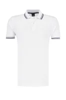 Polo majica Parlay 16 | Regular Fit | pique pima BOSS BLACK bijela