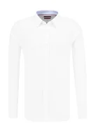Košulja Evory-Logo | Straight fit HUGO bijela