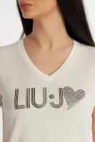 T-shirt | Regular Fit Liu Jo Sport bijela