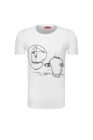 T-shirt Dears | Relaxed fit HUGO bijela