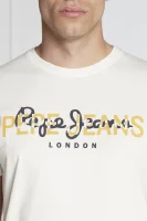 T-shirt THIERRY | Regular Fit Pepe Jeans London bijela