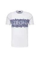 T-shirt Z Zegna bijela