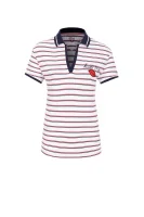 Polo T-shirt Stripe Hilfiger Denim bijela