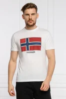 T-shirt SIROL | Regular Fit Napapijri bijela