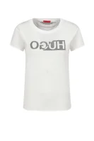 T-shirt Dijala | Regular Fit HUGO bijela