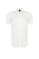 Lanena košulja Luka | Regular Fit BOSS BLACK bijela