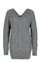 Džemper | Regular Fit | s dodatkom vune GUESS siva