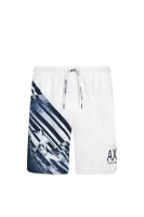 Kratke hlače za kupanje | Loose fit Armani Exchange bijela