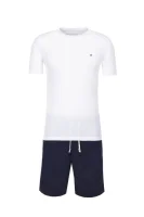 Authentic woven short set pajamas Tommy Hilfiger bijela