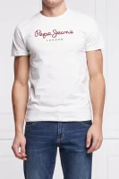 T-shirt eggo | Regular Fit Pepe Jeans London bijela