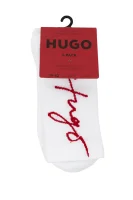 Čarape 2-pack 2P QS HANDWRITTEN Hugo Bodywear bijela