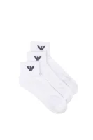 Čarape 3-pack Emporio Armani bijela