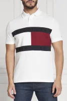 Polo majica | Slim Fit Tommy Hilfiger bijela
