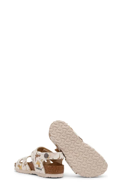 Sandale Colorado s dodatkom kože Birkenstock kremasta