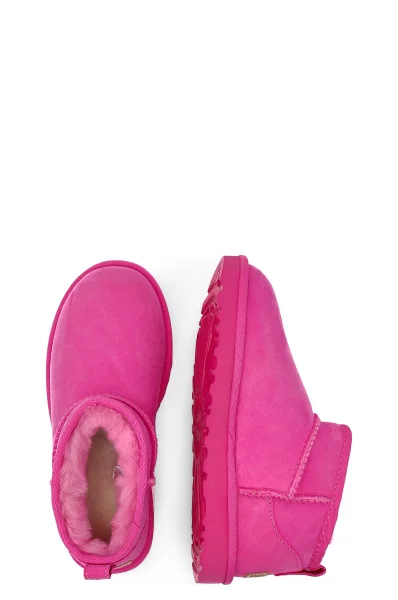 Kožni čizme za snjeg CLASSIC UGG ružičasta
