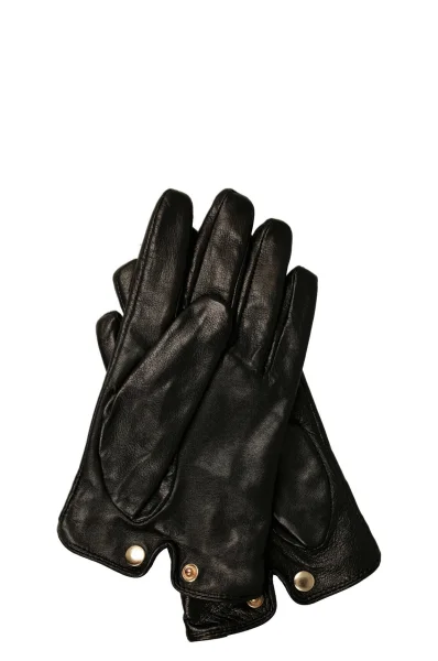 Kožni rukavice AMICO Marella crna