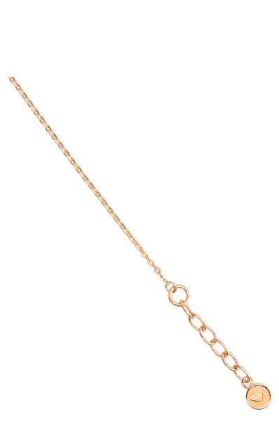 Ogrlica Emporio Armani ružičasto zlatna