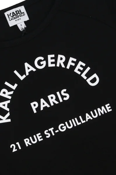 Haljina Karl Lagerfeld Kids crna