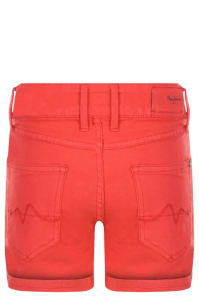 Kratke hlače TAIL | Slim Fit | denim Pepe Jeans London crvena