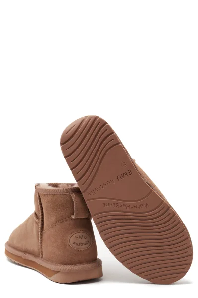 Kožni čizme za snjeg Stinger Micro | s dodatkom vune EMU Australia 	camel	