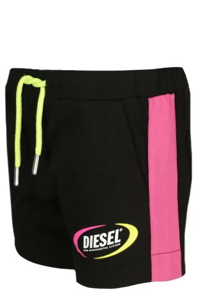 Kratke hlače | Regular Fit Diesel crna