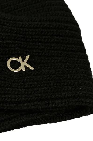 Traka s dodatkom vune i kašmira Calvin Klein crna
