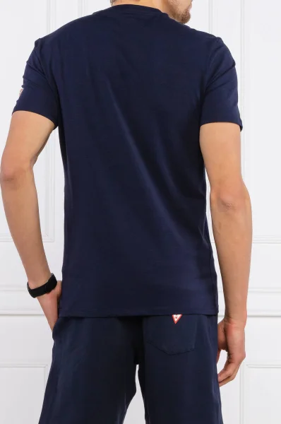 T-shirt VINYL VOL.20 CN | Slim Fit GUESS modra
