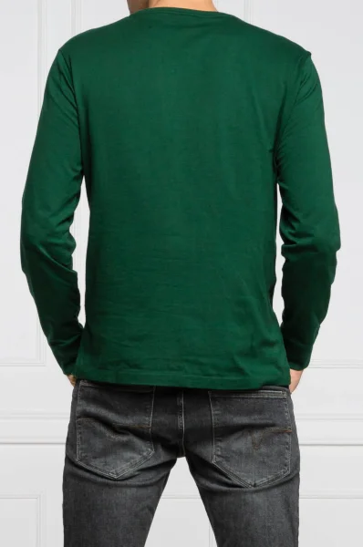 Majica dugih rukava | Custom slim fit POLO RALPH LAUREN 	tamno zelena	