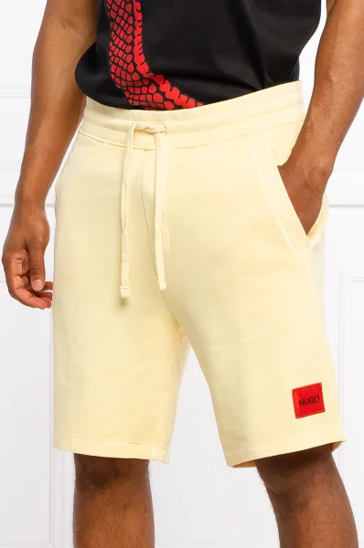 Kratke hlače | Regular Fit HUGO žuta