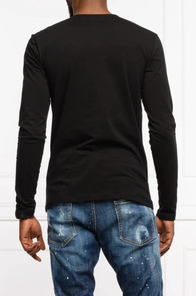 Majica dugih rukava | Slim Fit Versace crna