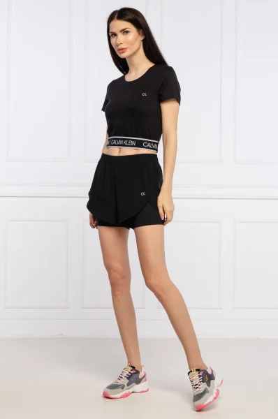 dukserica | Cropped Fit Calvin Klein Performance crna