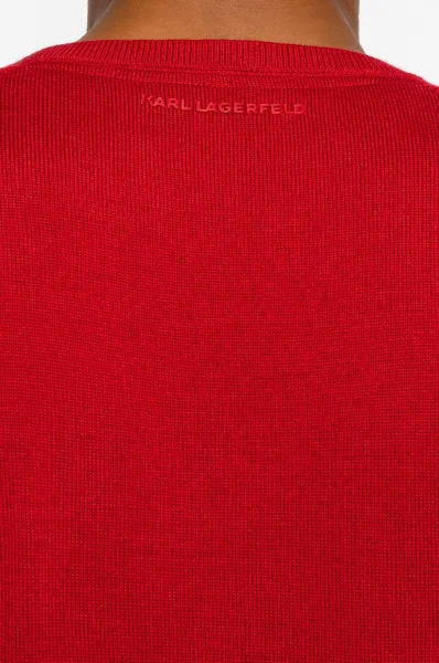 Vuneni džemper | Regular Fit Karl Lagerfeld crvena