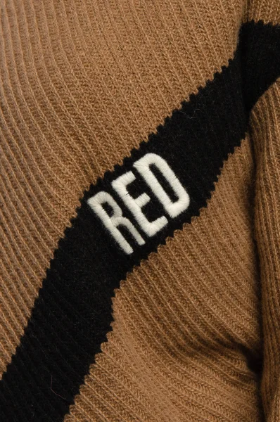 Džemper | Regular Fit s dodatkom vune i kašmira Red Valentino 	camel	