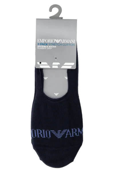 Čarape 3-pack Emporio Armani modra
