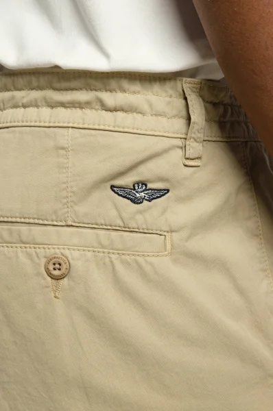 Kratke hlače | Regular Fit Aeronautica Militare boja pjeska