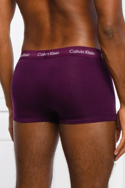 Bokserice 3-pack Calvin Klein Underwear ljubičasta