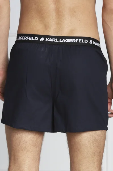 Bokserice 3-pack Karl Lagerfeld modra