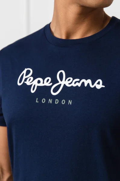 T-shirt EGGO | Regular Fit Pepe Jeans London modra