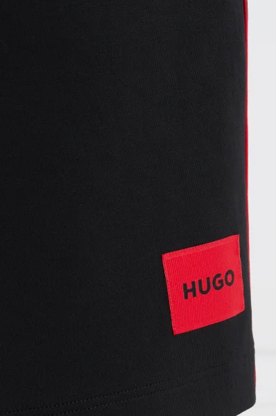 Kratke hlače Badge | Regular Fit Hugo Bodywear crna