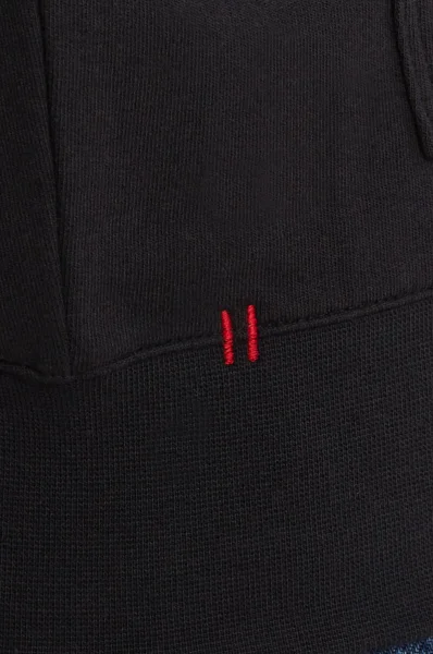 Gornji dio trenirke Logo Jacket Hood | Classic fit Hugo Bodywear crna