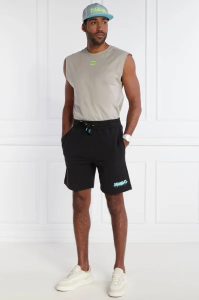Kratke hlače | Regular Fit Hugo Bodywear crna